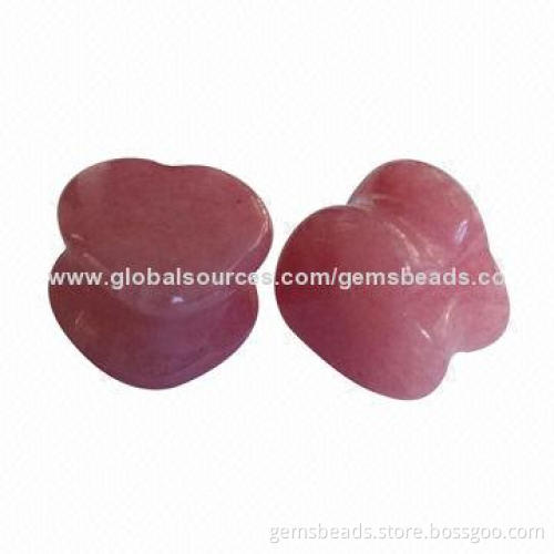 Natural stone ear plug